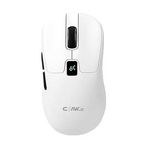 Diğer 57858324451529199283959 Rajin Strike Üç Modlu Kablosuz & Kablolu 12800 Dpi Lcd Ekran & Makro Yazılımlı Kablosuz Gaming Mouse - Beyaz 2.4 Ghz Kablosuz + Bt5.1 + Type-C İle Kullanım Desteği Açık Beyaz 2Xl