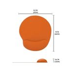 Diğer 57858324451578599283959 Bilek Destekli Jel Mouse Pad,ergonomik Kaymaz Taban,oyun Ve Ofis İçin Fare Altlığı,suya Dayanıklı Turuncu 001