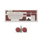 Diğer 57858324451631099283959 108 Tuşlu Ve Entegre Numaralı 8Bitdo Retro 108 Mekanik Klavye, Bluetooth/2.4G/usb-C Windows Ve İçin Değiştirilebilir Kablosuz Oyun Klavyesi - Fami Edition - Qwerty İngilizce Klavye 1