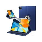 Diğer 57858324451632199283959 İpad Pro 11 3. Nesil 2021 İle Uyumlu Kılıf 360 Dönebilen Standlı A2377 A2459 A2301 A2460 Lacivert Addison