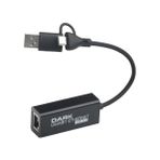Diğer 57858324451657099283959 Dark Dk Nt U3Glan Usb 3 To Ethernet Çevirici Dönüştürücü Adaptör Gigabit Destekli Acı Kahverengi 1