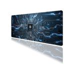 Diğer 57858324451730499283959 Chip Elektronik Kart Temalı Oyun Gaming Klavye Mouse Pad Masa Matı 70X30Cm Kaymaz Kauçuk Taban Dikişli Kenar 001