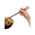 Diğer 57858324452440899283959 Uzun Ömürlü Chopsticks - 10 Set Çin Yemeği Çubukları Açık Ceviz