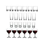 Diğer 57858324452494999283959 24 Parça Istanbul Viski Rakı Shot Ve Şarap Bardağı Seti 1