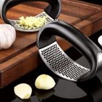 Diğer 57858324452603799283959 Paslanmaz Çelik Sarımsak Ezici Presi Parçalayıcı Doğrama Aleti Garlic Press Rende Sağ/sol El Uyumlu Yeni Model Easyso2018 Açık Gri