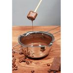 Diğer 57858324452619799283959 304 Çelik 400 Ml Kulplu Benmari Çikolata Eritme Çırpma Kabı Cin867 Açık Gri