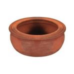 Diğer 57858324452621399283959 Toprak Küçük Güveç Tencere 22X12 Cm 4-6 Kişilik Kap Açık Gri