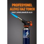 Diğer 57858324452669099283959 Pürmüz Mutfak Alev Tabancası 1300 C Ayarlanabilir Alevli Gaz Torch, Otomatik Ateşleme, Karamelize Etme, Flambe, Bbq, Kamp Ve Mutfak Kullanımı İçin Profesyonel Brülör Hs-509C Ahşap