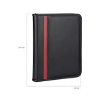 Diğer 57858324452719999283959 2K 5280 Ajanda Tarihsiz Kareli Deri Fermuarlı 4 Halka Mekanizmalı Hesap Makineli Organizer, Siyah, 21X27 Cm. Açık Gri