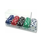 Diğer 57858324452994799283959 Saklama Çantalı Poker Para Taşları 100'lü Poker Fişi Profesyonel 1