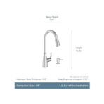 Diğer 57858324453676899283959 Moen Nolia Tek Kolu Pull- Püskürtücü Mutfak Bataryası Refleks Ve Powerboost Spot Dirençli Paslanmaz 87071Srs Açık Beyaz