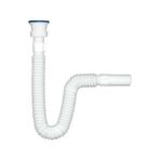 Diğer 57858324453723699283959 Uzun Körüklü Lavabo Sifonu, Banyo Ve Mutfak İçin Esnek Drenaj Borusu 12 Izgara