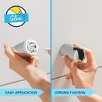 Diğer 57858324453728699283959 El Duşu Askısı Duş Başlığı Tutucu Sabit Mat Siyah 279582430 Açık Bej 10