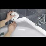 Diğer 57858324453954499283959 Su Sızdırmaz Bant Lavabo Küvet Kenar Bandı Küvet Duş. A+A Kalite Açık Gri