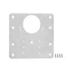 Diğer 57858324454263399283959 2 Adet Paslanmaz Çelik Menteşe Onarım Plakası, 9X9 Cm, 0.8 Mm Kalınlık, Dolap Kapıları İçin, 12 Vida Dahil Ahşap