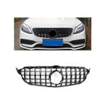 Diğer 968414862962113 Mercedes C Serisi W205 Gtr Panjur 2019-2021 Arası Uyumlu Siyah