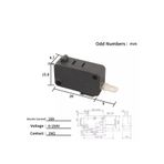 Diğer IC176D Micro Switch 220V 21A Paletsiz