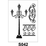 Diğer Karışık Desenler Stencil Şablon (21x30) S-042