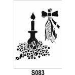 Diğer Karışık Desenler Stencil Şablon (21x30) S-083