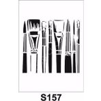Diğer Karışık Desenler Stencil Şablon (25x25) S-157