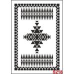 Diğer Karışık Desenler Stencil Şablon (25x35) S-218