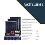 Diğer Paket 4 Büyük Buzdolabı Güneş Paneli Seti