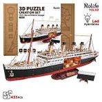 Diğer Rolife Tgl02 Gemi (1912 Eternal Atlantic Voyager)diy Minyatür Maket Modelseti Ahşap 3d Wooden Puzzle 3d Model Kit Detaylı Dekorati