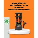 Diğer TKNUCZZZARAÇPOMPASITDRMKR Ayaklı Bisiklet Pompası Basınç Göstergeli Çok Amaçlı
