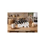 DİĞER1111 Coffee Bar Yazısı Dekoratif Masa Üstü Aksesuar – Kahve Köşesi Dekoru