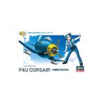 diğer588 Hasegawa TH12 60122 F4U Corsair, Savaş Uçağı (Eggplane Serisi), Plastik Model Kiti