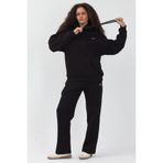 diğerr1 Kadın Oversize Basic Eşofman Takımı – Bordo / Rahat Kalıp Sweatshirt + Bol Paça Alt