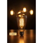 diğerr1 ST6 LED Filament Ampul 6W 2700K Amber Cam – Sarı Işık – 600 Lümen