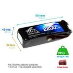 Digerui Leopard Power 2200 Mah 22.2v 6s 40c Şarjlı Li-po Lityum Polimer Lipo Batarya Pil T Plug