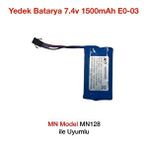 Digerui Mn Model Mn128 Rc Uzaktan Kumandalı Araba İçin Yedek Batarya Pil 7.4v 1500mah E0-03