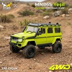 Digerui Mn Model Mn86s 1/12 G-wagon Mercedes G500 4wd Rc Model Rock Crawler Offroad Uzaktan Kumandalı Araba Truck Rtr Yeşil+dahili Işık Se