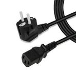 Digerui Power Kablo - Bilgisayar Kasa Monitör Ekran Power Güç Kablosu 1.5 Metre Siyah