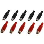 Digielektro Rca Dişi Konnektör Tos Jak Fiş 5 Set