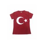 Dıgıl Kids Bayrak T-Shirt Ay Yıldızlı Kısa Kollu Penye Süper Tişört 23 Nisan 29 Ekim