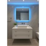Digital Buğu Çözücü Dokunmatik Işıklı Kare Banyo Aynası (60-80cm)