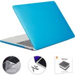 Digital Computer Home MacBook Pro 16 Inç (2021)A2485 (Ab Versiyonu) Mat Pc Dizüstü Koruyucu Kapak + Tpu Klavye Kaplaması + Silikon Anti-Toz Tıkaçları-Bebek Mavisi (Yurt Dışından) - 16 inç ve Üstü - Açık Mavi