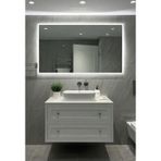 Digital Dikdörtgen Beyaz LED Işıklı Ayna 30x50 40x60 50x70 60x80 Modern Banyo Salon Makyaj Aynası