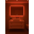 Digital Dokunmatik Dimmerlı Dikdörtgen Kırmızı LED Işıklı Banyo Makyaj ve Salon Ayna 30x50 40x60 50x70 60x80