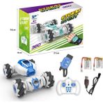 Digital Home 2.4g Jest Indüksiyon Büküm Araba Dublör Deformasyon El Kontrollü Araba Dört Tekerlekten Çekiş Off-Road Drift Araba Çocuk Erkek Oyuncakları (Yurt Dışından) - Mavi