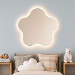 Digital Led Işıklı Yıldız Formlu Dekoratif Ayna – Çocuk Odası Dekoru