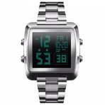 DIGITAL LED SILVER KOL SAATİ