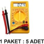 Digital Multimetre Dt-830d Avometre Paket 5 Li