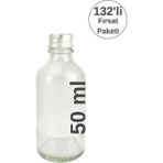 Digithome 132’Li 50 Ml Gumus Kapakli Soz Nisan Hediyelik Kolonya Koku Sus Cam Sisesi C1-1-149