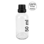 Digithome 132’li 50 Ml Siyah Kilit Kapaklı Söz Nişan Hediyelik Kolonya Koku Süs Cam Şişesi C1-1-149 Şeffaf