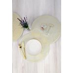 Digithome Acar 6’Lı Amerikan Servisi Supla Yuvarlak Krem 38 Cm – Acr-279 C320.033