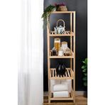Digithome Ahşap Masif 5 Raflı Çok Amaçlı Mutfak Düzenleyici Mobilya Hlt-002 Kahverengi